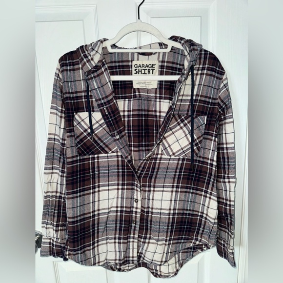 Flannel hoodie - Picture 1 of 2